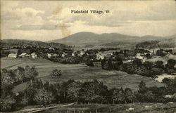 Plainfield Village Vermont Postcard Postcard