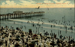 Casino Bathing Grounds Asbury Park, NJ Postcard Postcard