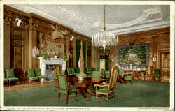 State Dining Room White House Postcard