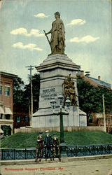 Monument Square Postcard