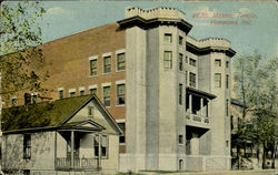 Masonic Temple Hammond, IN Postcard Postcard