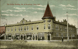 The Schlitz Building, 9th & Broadway Gary, IN Postcard Postcard