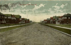 Van Buren Street Gary, IN Postcard Postcard