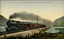 The 20Th Century Limited Postcard