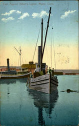 Capt. Asgood Gilbert's Lighter Postcard