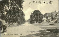 North Main Street Suffield, CT Postcard Postcard