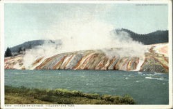 Excelsior Geyser, Yellowstone Park Postcard
