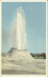 Castle Geyser, Yellowstone Park Wyoming Yellowstone National Park Postcard Postcard