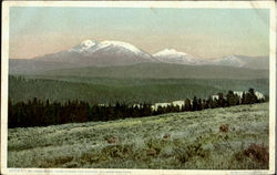 Mt. Washburn, Yellowstone Park Postcard