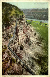 Cliff Stairway Postcard