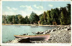 Beach At Queen City Park Burlington, VT Postcard Postcard