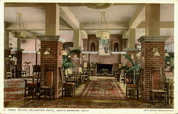 Salon Arlington Hotel Santa Barbara, CA Postcard Postcard