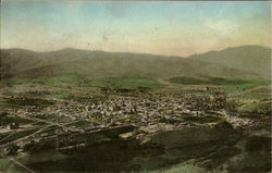 Bird's Eye View Of Yreka California Postcard Postcard