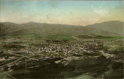 Bird's Eye View Of Yreka Postcard