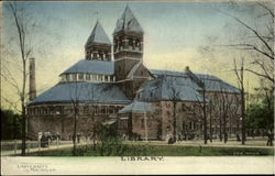 Library, University Of Michigan Postcard