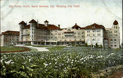 The Potter Hotel Santa Barbara, CA Postcard Postcard