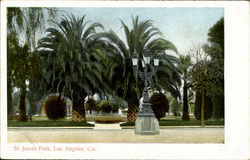 St. James Park Los Angeles, CA Postcard Postcard