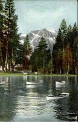 Mt. Tallac From Pier Lake Tahoe, CA Postcard Postcard