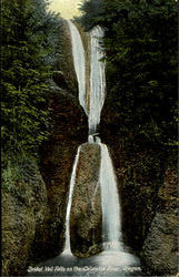 Bridal Veil Falls Columbia River, OR Postcard Postcard