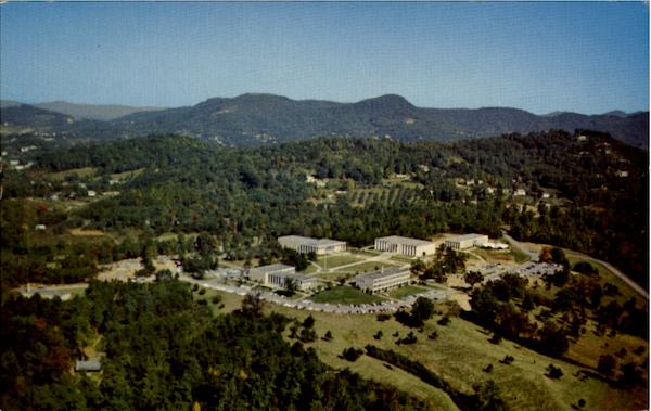 Aerial View O Asheville Biltmore College North Carolina