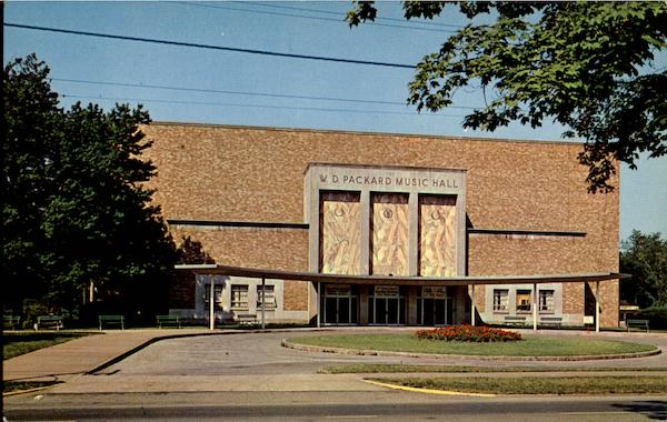 The W. D. Packard Music Hall Warren Ohio