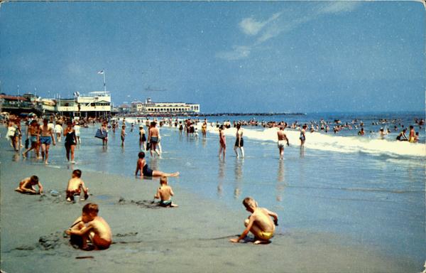 Beach And Bathing Scene Ocean City New Jersey