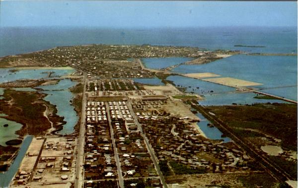 An Unusual Aerial View Of The City Of Key West Florida