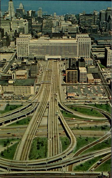 Congress Street Expressway Chicago Illinois