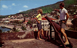The Waterfront, Charlotte Amalie Postcard