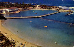 Air View Of Escambron Beach Club Postcard
