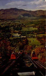 The Upper Tramway Mt. Cranmore Postcard