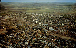 Aerial View Victoriaville, PQ Canada Quebec Postcard Postcard