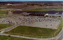 Hancock Municipal Airport From The Air Postcard