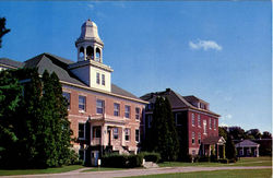 Fancher Hall And Science Building, Houghton College New York Postcard Postcard