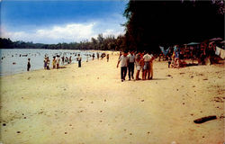 Port Dickson Beach Malaya, Malaysia Southeast Asia Postcard Postcard
