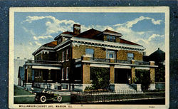 Williamson County Jail, 105 South Van Buren Postcard