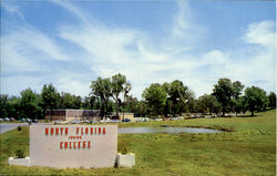 Main Entrance, North Florida Junior College Madison, FL Postcard Postcard