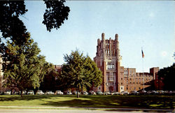 Original Section Of University General Hospital, University Of Iowa Iowa City, IA Postcard Postcard
