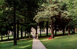 Col Grove Walker Building, Upper Iowa University Postcard