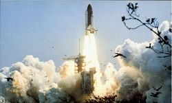 STS-4 Launch Postcard