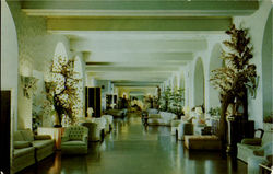 Lobby Of Royal Hawaiian Hotel Postcard