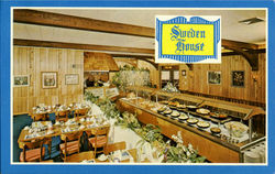 Sweden House Smorgasbord Florida Restaurants Postcard Postcard