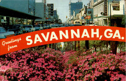 Greetings From Savannah Georgia Postcard Postcard
