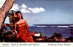 Northwest Orient Airlines Postcard