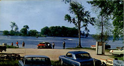 Michigan's Beautiful Crystal Lake Postcard