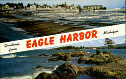 Greetings From Eagle Harbor Postcard