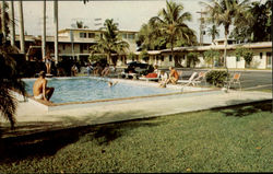 Palmland Motel, 2467 First Street Postcard