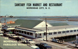 Sanitary Fish Market And Restaurant Morehead City, NC Postcard Postcard