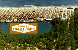 Holiday Inn, Trav-L-Park Myrtle Beach, SC Postcard Postcard