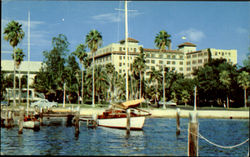The Soreno Hotel And Yacht Club, Waterfront Park Postcard